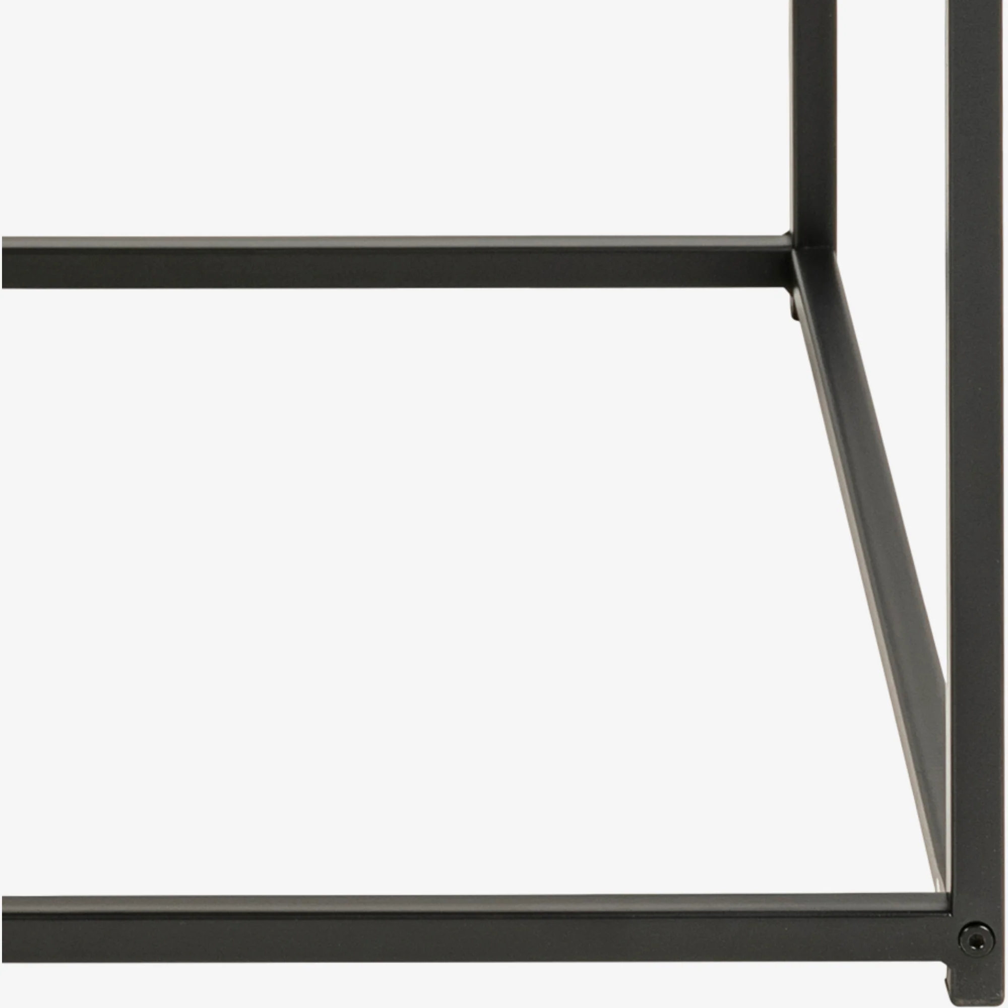 ARCTEN | שולחן צד מרובע מעץ ומתכת, 60\60 ס"מ - Image 7