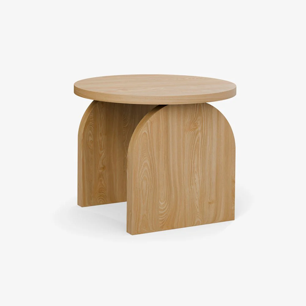 BONTO | שולחן צד עגול מעץ, קוטר 60 ס"מ - Image 6