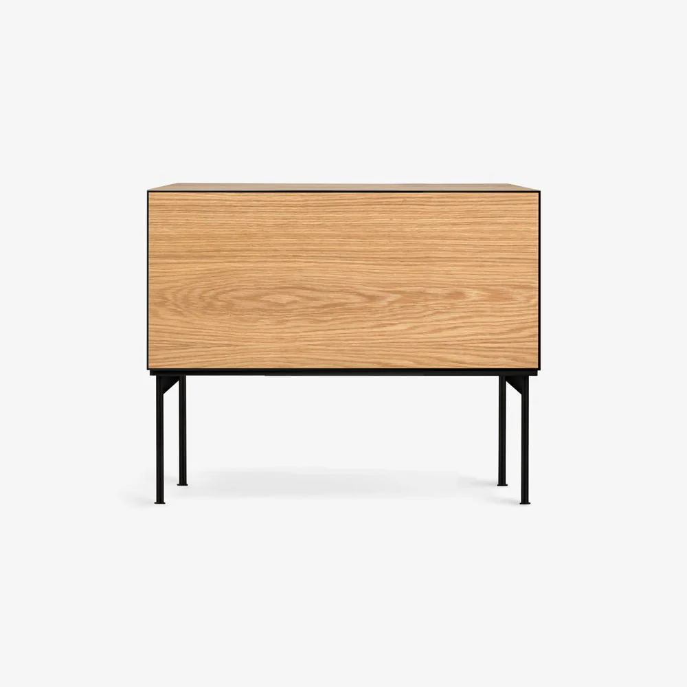 KILMER NIGHTSTAND | שידת לילה מעץ ומתכת 55/40 ס"מ, עם מגירה - Image 5