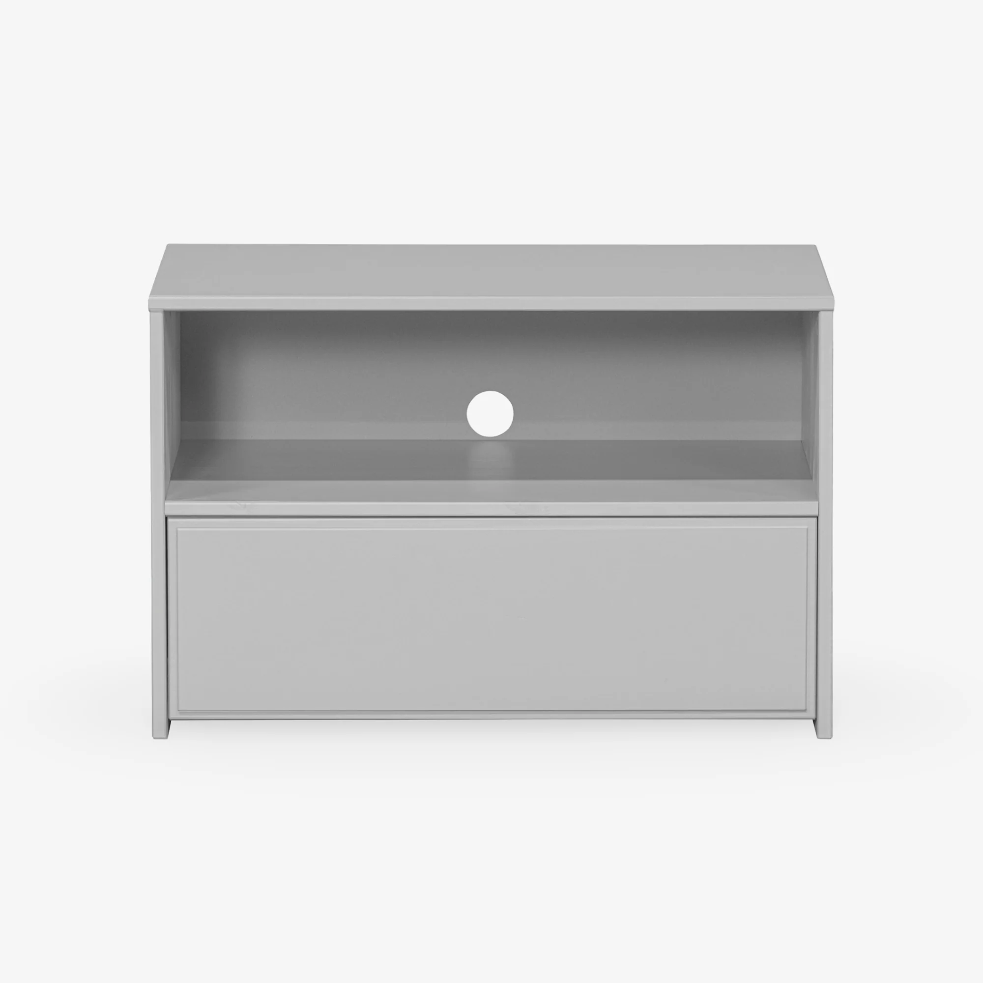 LINES | יחידת טלוויזיה קטנה עם מגירה ומדף פתוח
